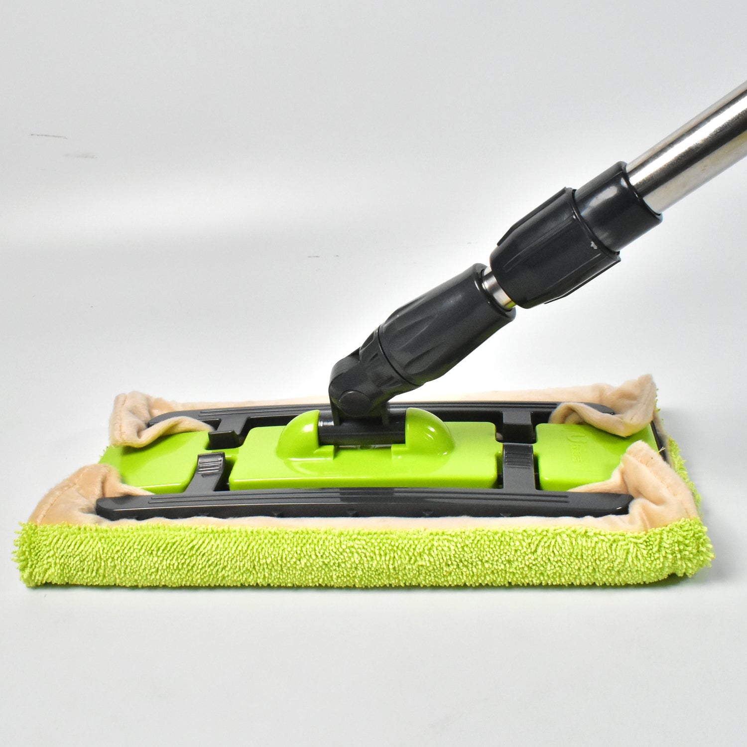 7870 DRY CLEANING FLAT MICROFIBER FLOOR CLEANING MOP WITH STEEL ROD LONG HANDLE DRY MOP DeoDap 7870 DRY CLEANING FLAT MICROFIBER FLOOR CLEANING MOP WITH STEEL ROD LONG HANDLE DRY MOP DeoDap